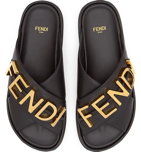 fendi sandals nordstrom|Fendi women's flat sandals.